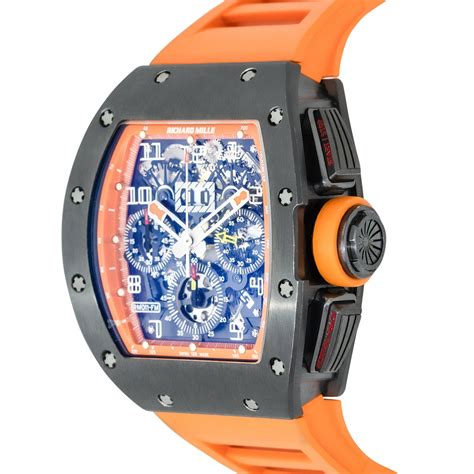 richard mille watch orange|richard mille iced watch.